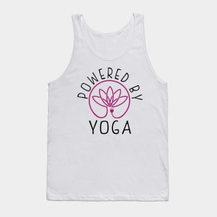 Yoga Lover Gift. Powered By Yoga. Tank Top